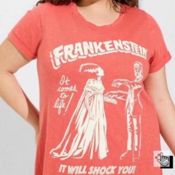 Torrid Sie 4 (26W) Universal Monsters Frankenstein Sleep Tunic - Picture 2 of 7